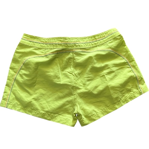 Verona XL Lime Green Newport Beach California Lifeguard Board Shorts Y5 - Picture 2 of 4